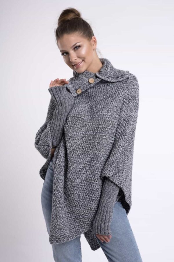 poncho sweater,