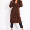 teddy coat,longline coat,